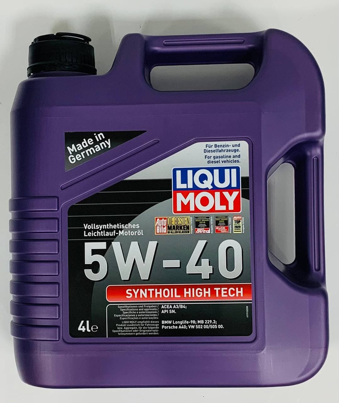 Liqui moly 5w 40 synthoil high. Мм "Liqui Moly" 5w40 Synthoil High Tech 4л.